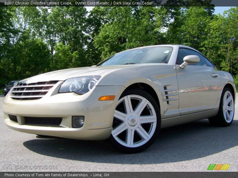 Oyster Gold Metallic / Dark Slate Gray/Cedar 2007 Chrysler Crossfire Limited Coupe