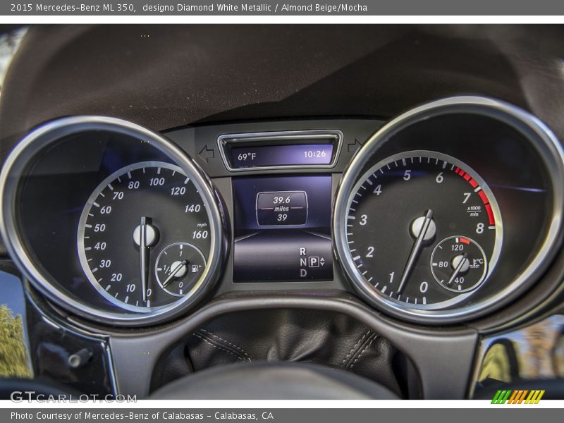 designo Diamond White Metallic / Almond Beige/Mocha 2015 Mercedes-Benz ML 350