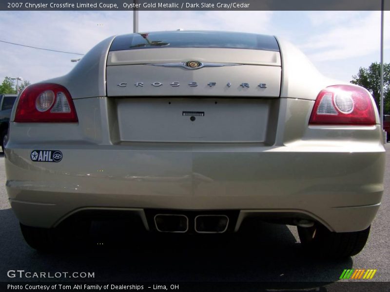 Oyster Gold Metallic / Dark Slate Gray/Cedar 2007 Chrysler Crossfire Limited Coupe