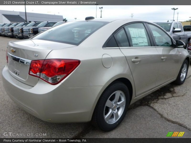 Champagne Silver Metallic / Brownstone 2015 Chevrolet Cruze LT