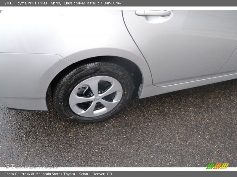 Classic Silver Metallic / Dark Gray 2015 Toyota Prius Three Hybrid