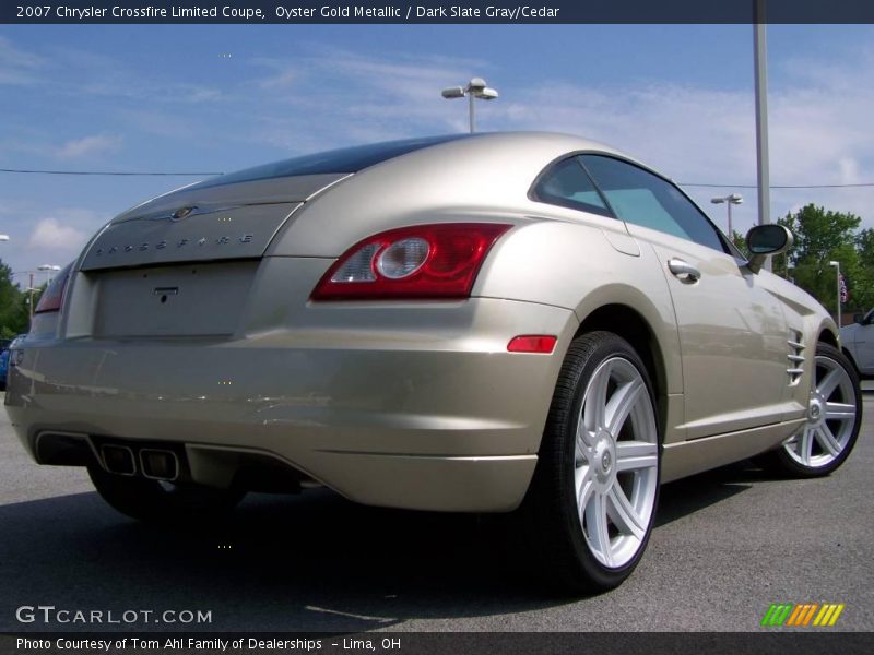 Oyster Gold Metallic / Dark Slate Gray/Cedar 2007 Chrysler Crossfire Limited Coupe