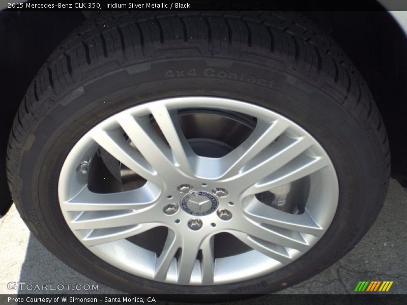 Iridium Silver Metallic / Black 2015 Mercedes-Benz GLK 350