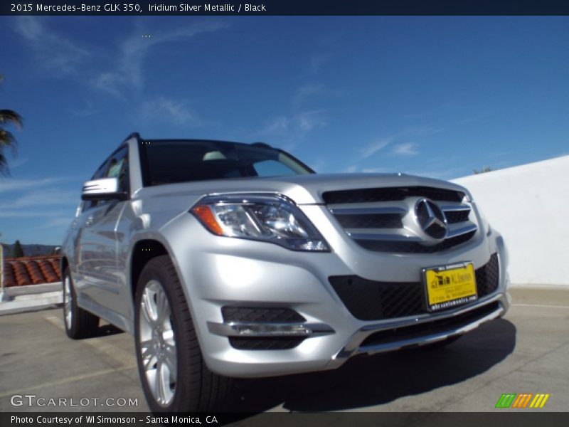 Iridium Silver Metallic / Black 2015 Mercedes-Benz GLK 350