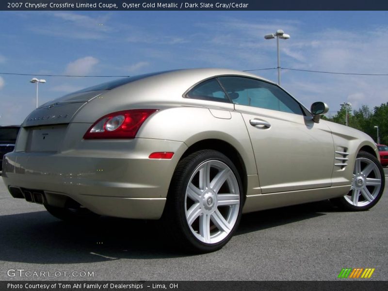 Oyster Gold Metallic / Dark Slate Gray/Cedar 2007 Chrysler Crossfire Limited Coupe