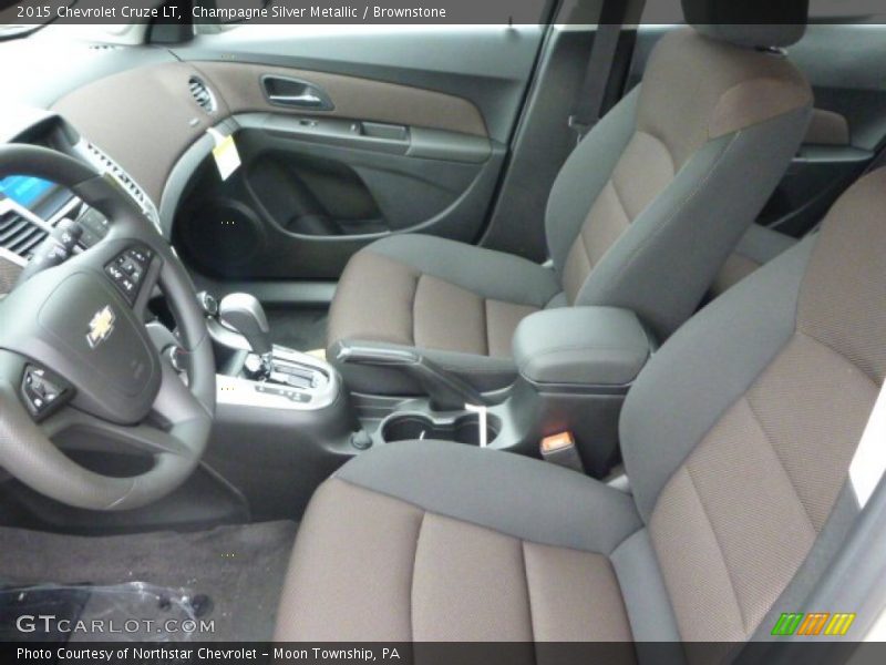 Champagne Silver Metallic / Brownstone 2015 Chevrolet Cruze LT