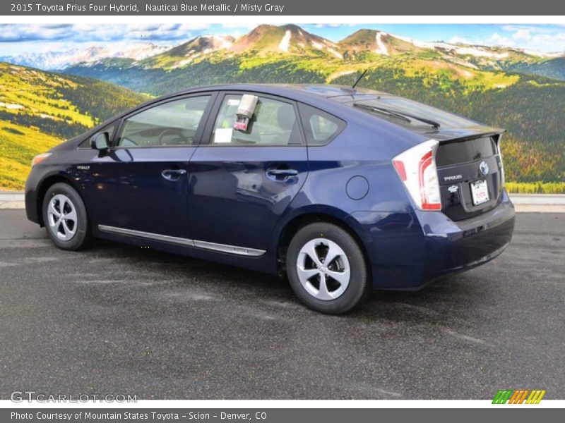 Nautical Blue Metallic / Misty Gray 2015 Toyota Prius Four Hybrid