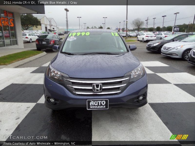 Twilight Blue Metallic / Gray 2012 Honda CR-V EX