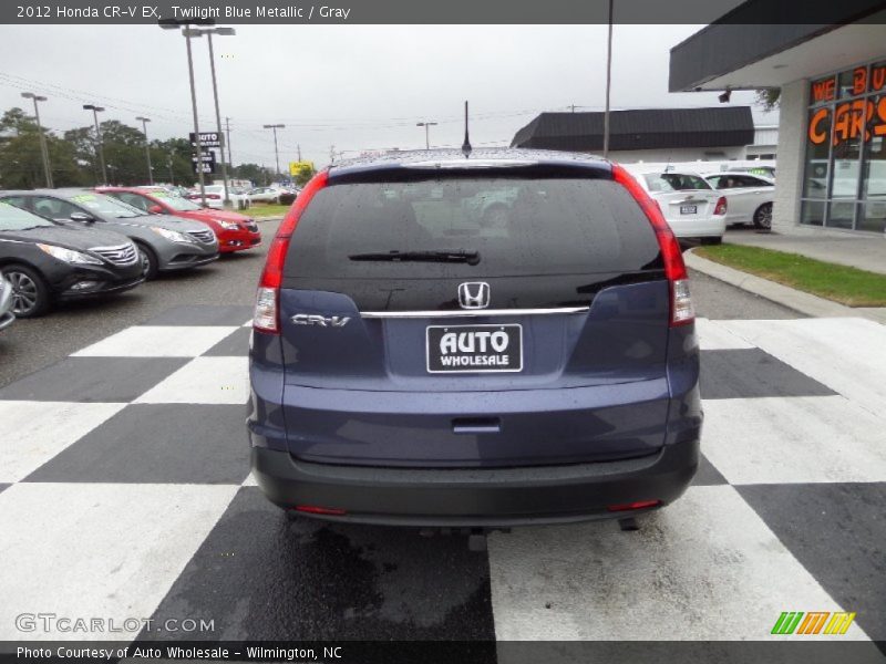 Twilight Blue Metallic / Gray 2012 Honda CR-V EX