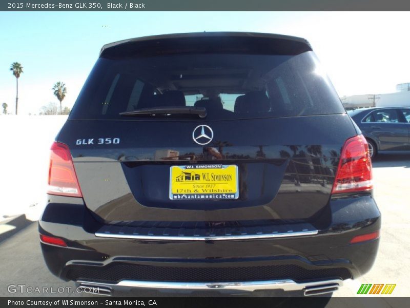 Black / Black 2015 Mercedes-Benz GLK 350