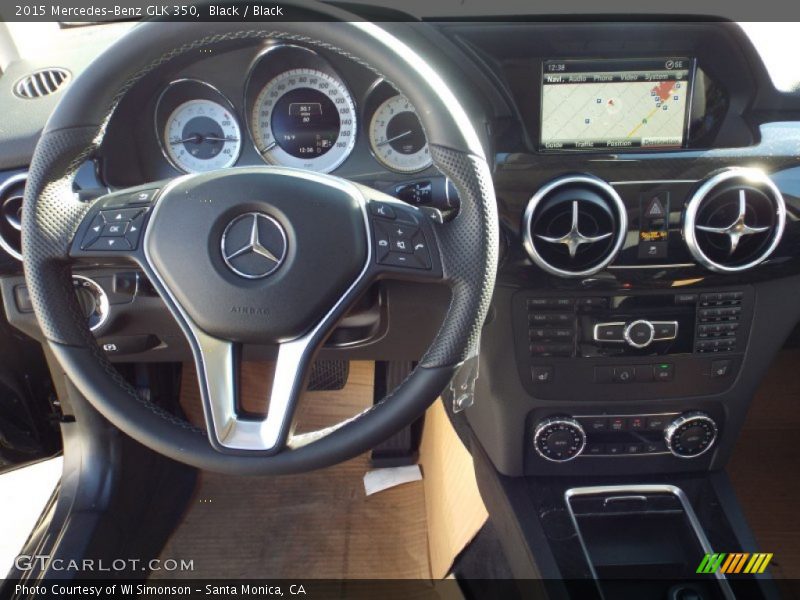Black / Black 2015 Mercedes-Benz GLK 350