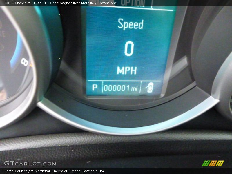 Champagne Silver Metallic / Brownstone 2015 Chevrolet Cruze LT