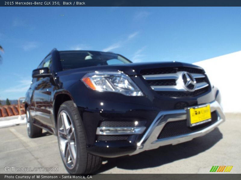 Black / Black 2015 Mercedes-Benz GLK 350