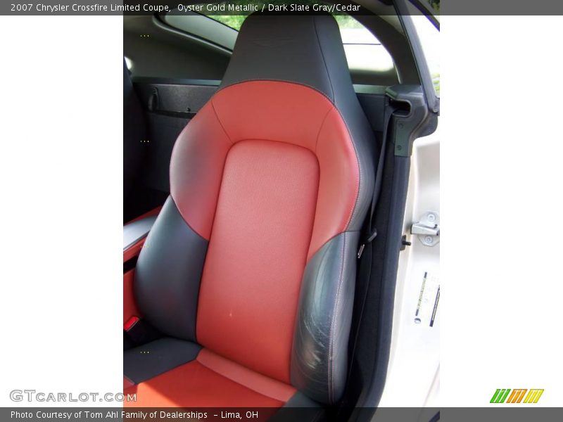 Oyster Gold Metallic / Dark Slate Gray/Cedar 2007 Chrysler Crossfire Limited Coupe