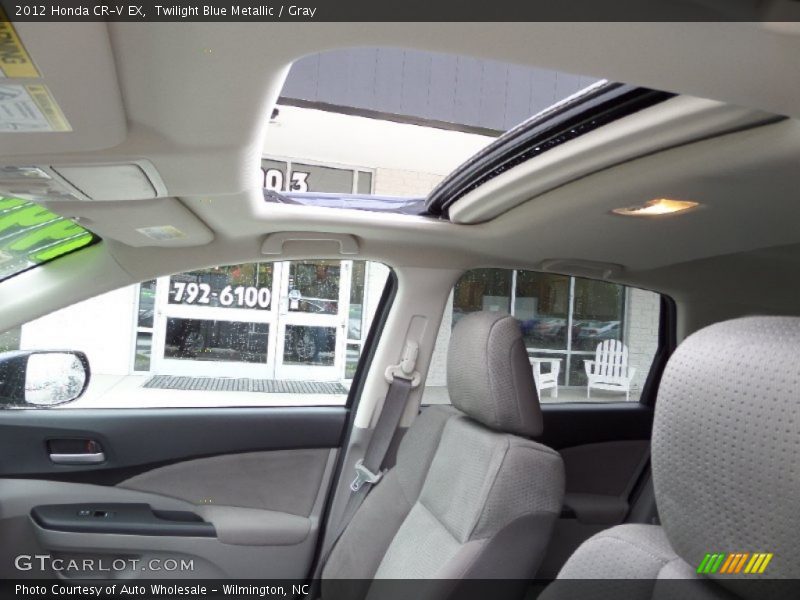 Twilight Blue Metallic / Gray 2012 Honda CR-V EX
