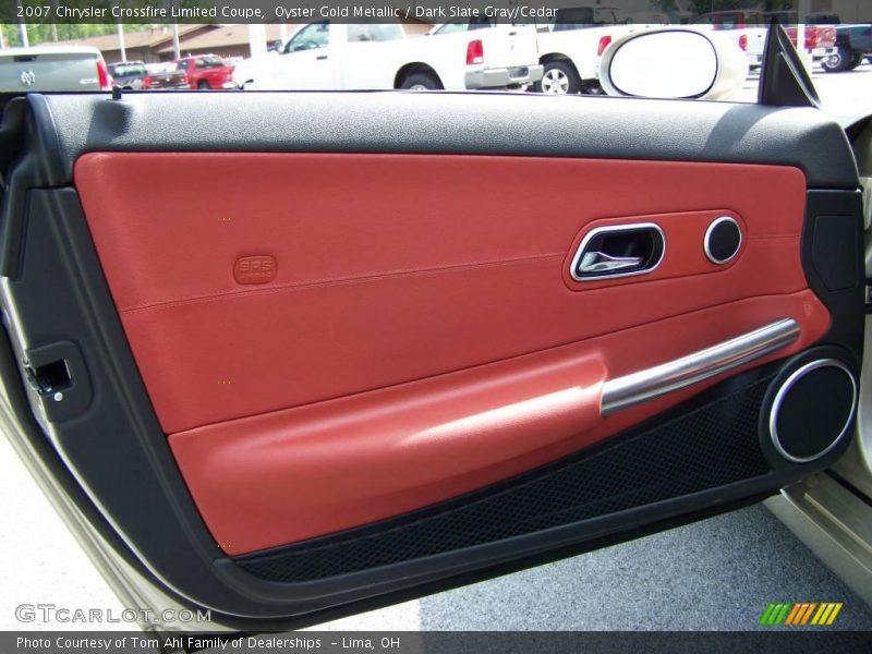 Oyster Gold Metallic / Dark Slate Gray/Cedar 2007 Chrysler Crossfire Limited Coupe