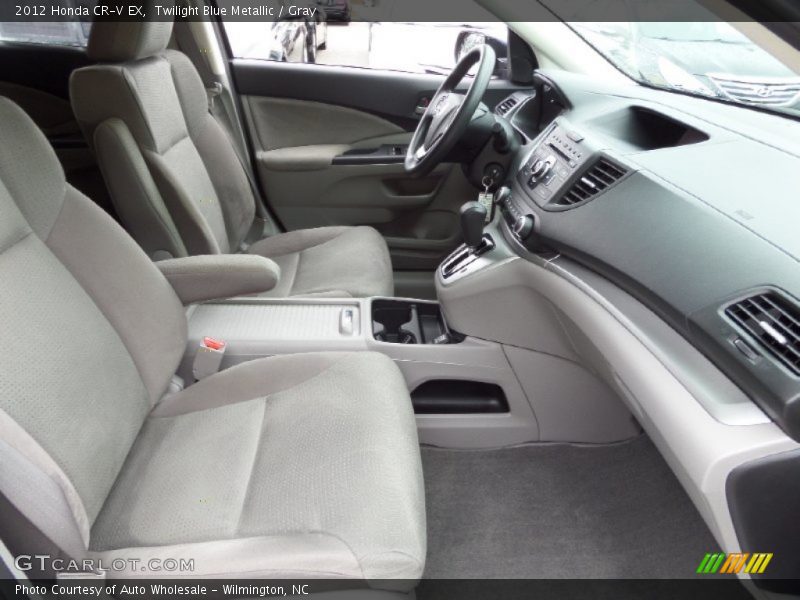 Twilight Blue Metallic / Gray 2012 Honda CR-V EX