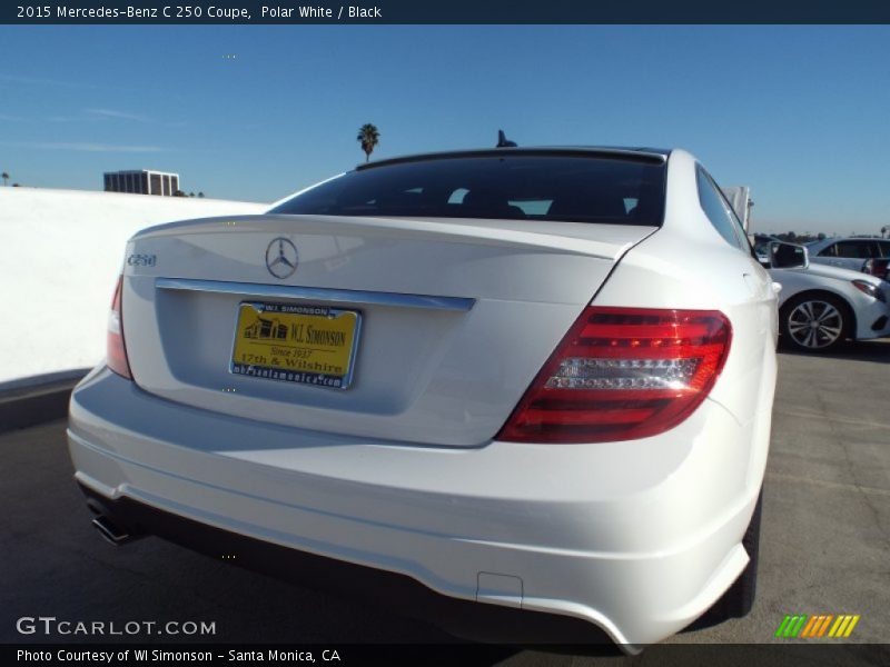 Polar White / Black 2015 Mercedes-Benz C 250 Coupe