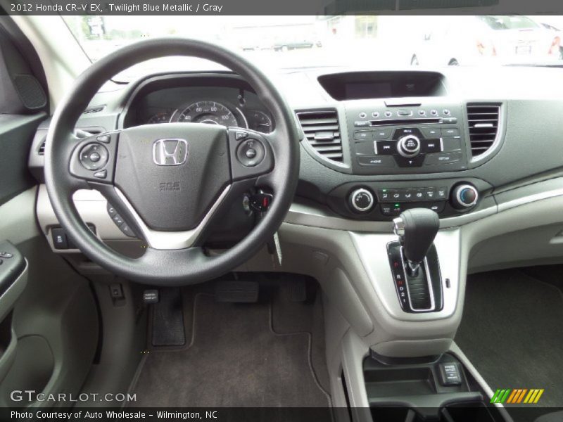 Twilight Blue Metallic / Gray 2012 Honda CR-V EX
