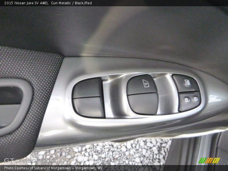 Gun Metallic / Black/Red 2015 Nissan Juke SV AWD