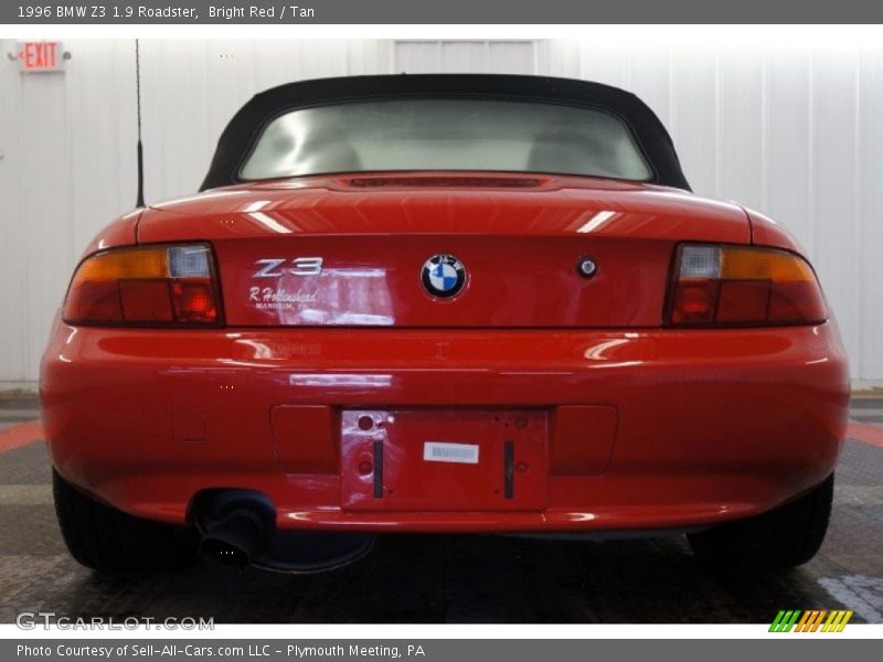 Bright Red / Tan 1996 BMW Z3 1.9 Roadster