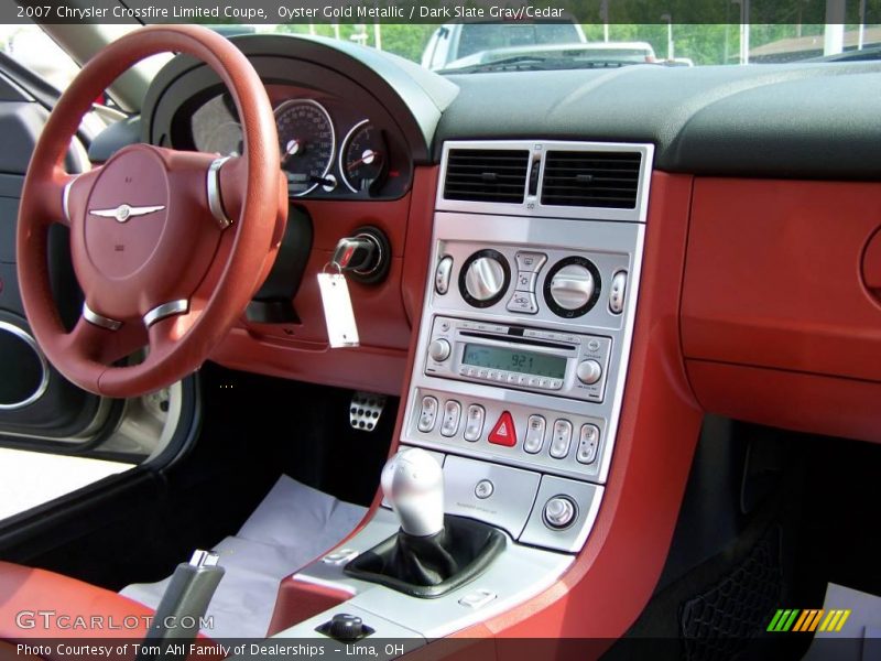 Oyster Gold Metallic / Dark Slate Gray/Cedar 2007 Chrysler Crossfire Limited Coupe