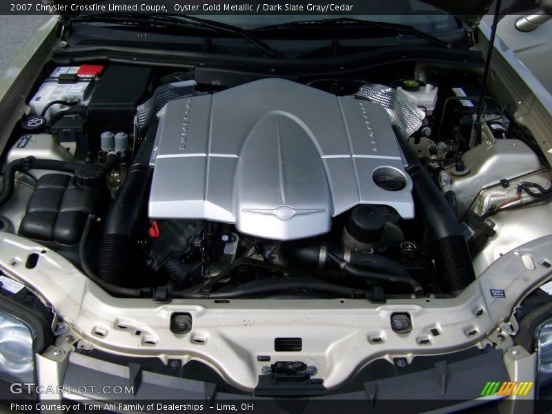 Oyster Gold Metallic / Dark Slate Gray/Cedar 2007 Chrysler Crossfire Limited Coupe