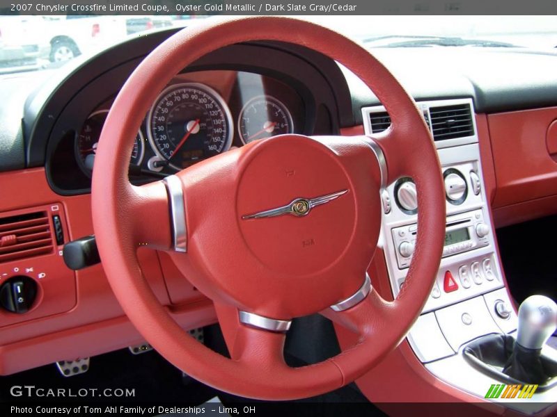 Oyster Gold Metallic / Dark Slate Gray/Cedar 2007 Chrysler Crossfire Limited Coupe