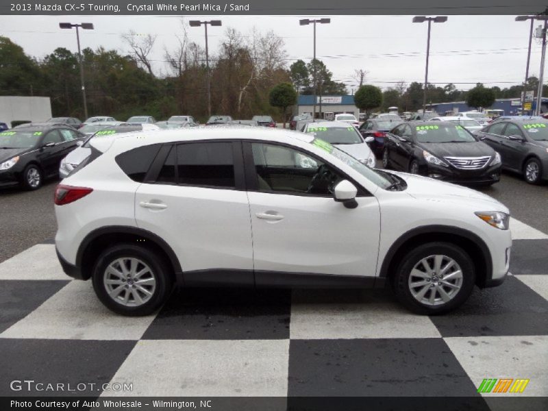 Crystal White Pearl Mica / Sand 2013 Mazda CX-5 Touring