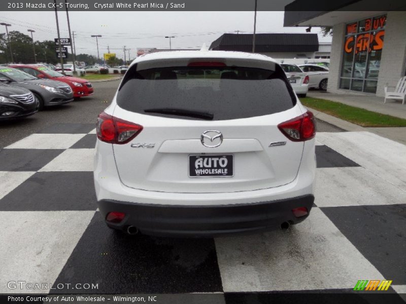 Crystal White Pearl Mica / Sand 2013 Mazda CX-5 Touring