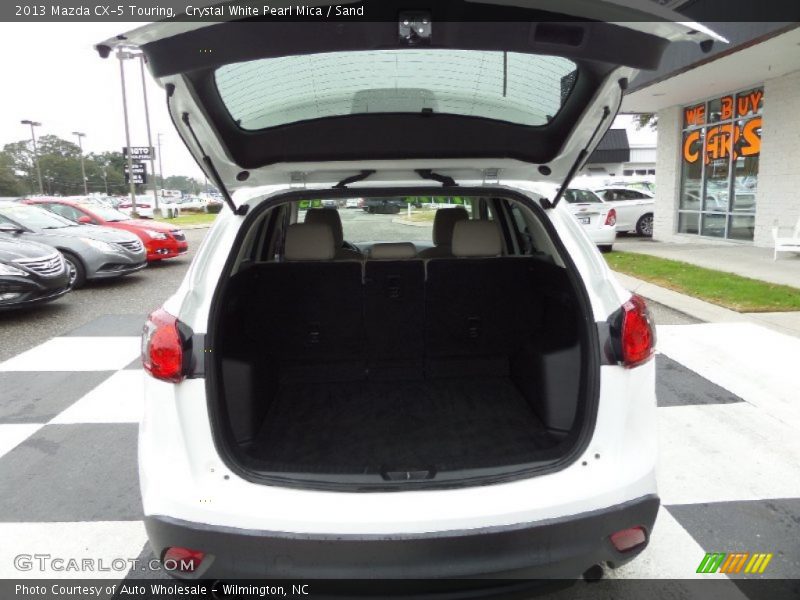 Crystal White Pearl Mica / Sand 2013 Mazda CX-5 Touring