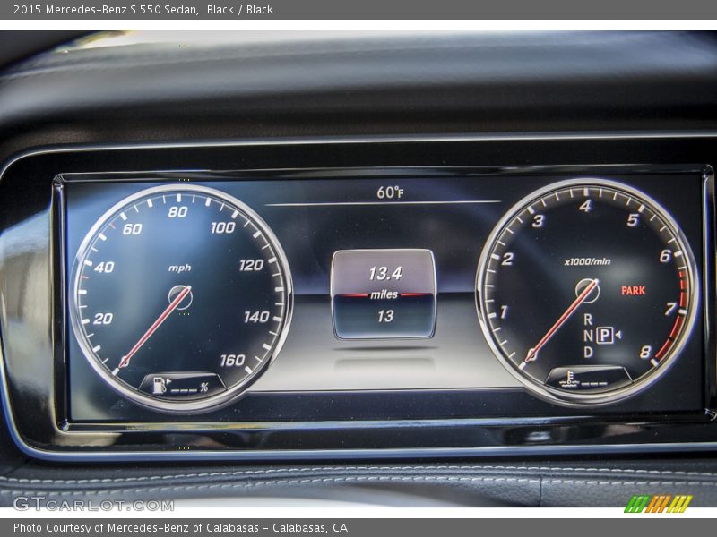 Black / Black 2015 Mercedes-Benz S 550 Sedan