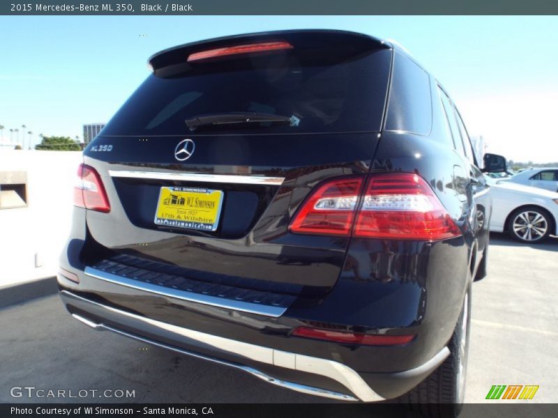 Black / Black 2015 Mercedes-Benz ML 350