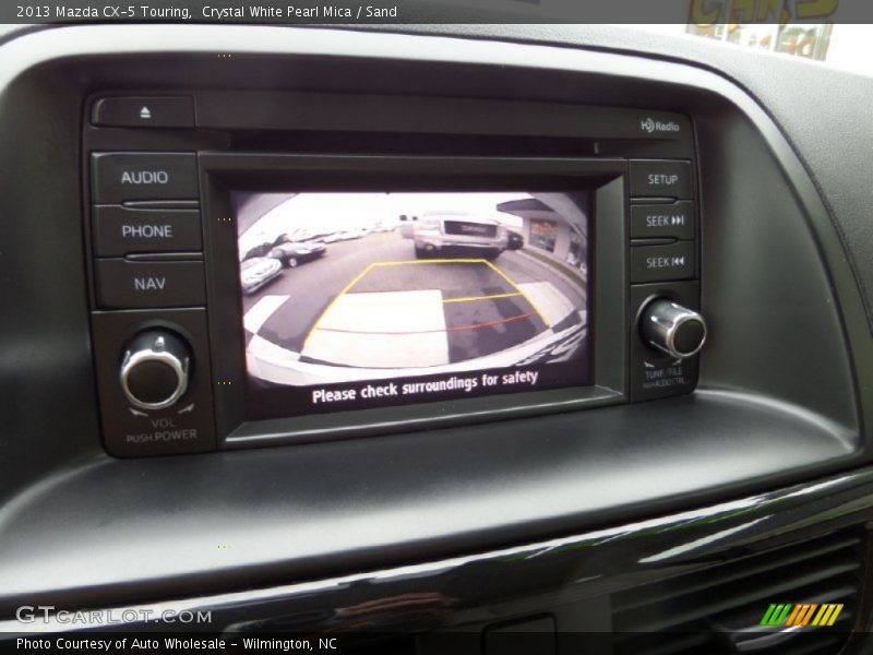 Crystal White Pearl Mica / Sand 2013 Mazda CX-5 Touring