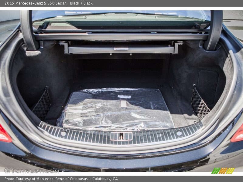 Black / Black 2015 Mercedes-Benz S 550 Sedan