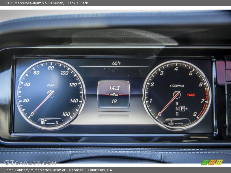 Black / Black 2015 Mercedes-Benz S 550 Sedan