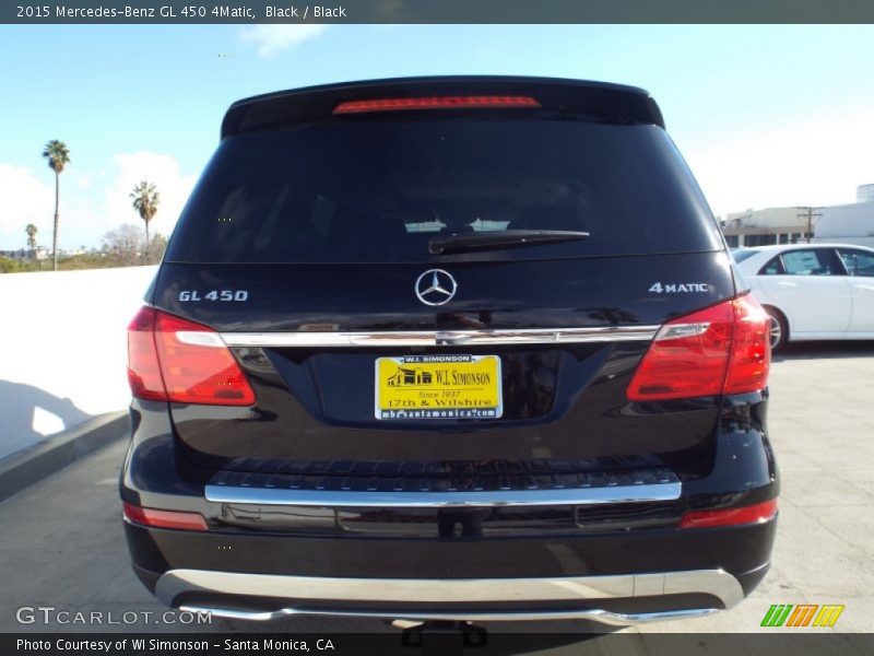 Black / Black 2015 Mercedes-Benz GL 450 4Matic