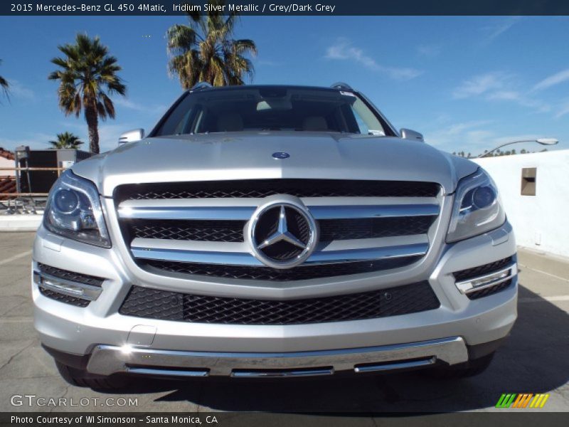 Iridium Silver Metallic / Grey/Dark Grey 2015 Mercedes-Benz GL 450 4Matic