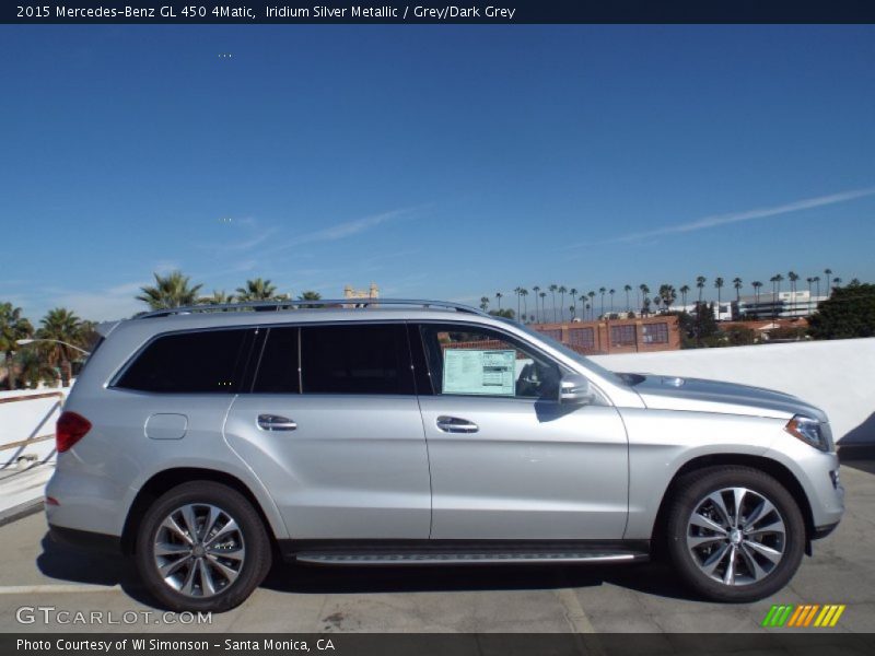 Iridium Silver Metallic / Grey/Dark Grey 2015 Mercedes-Benz GL 450 4Matic