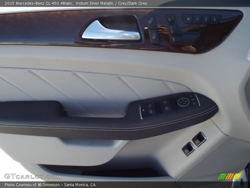 Iridium Silver Metallic / Grey/Dark Grey 2015 Mercedes-Benz GL 450 4Matic