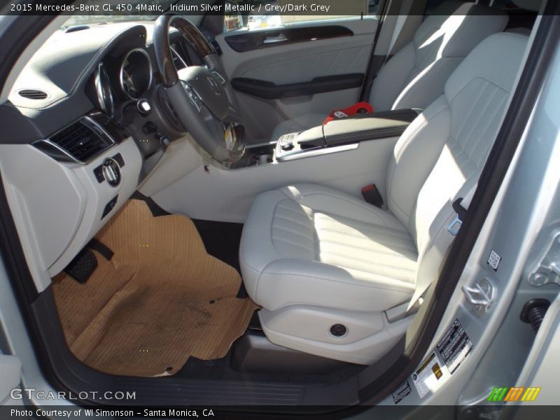 Iridium Silver Metallic / Grey/Dark Grey 2015 Mercedes-Benz GL 450 4Matic