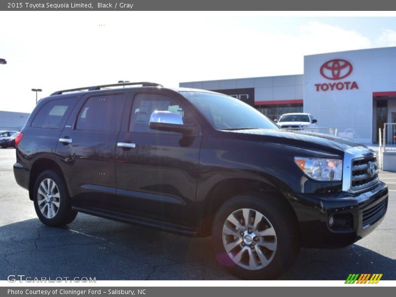 Black / Gray 2015 Toyota Sequoia Limited