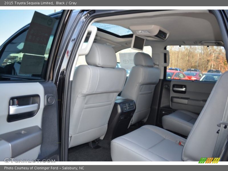 Black / Gray 2015 Toyota Sequoia Limited