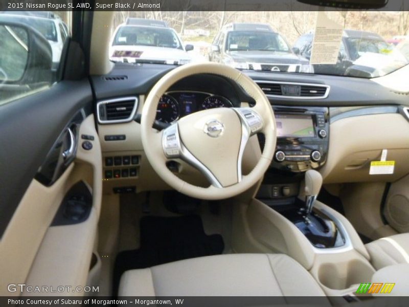 Super Black / Almond 2015 Nissan Rogue SL AWD