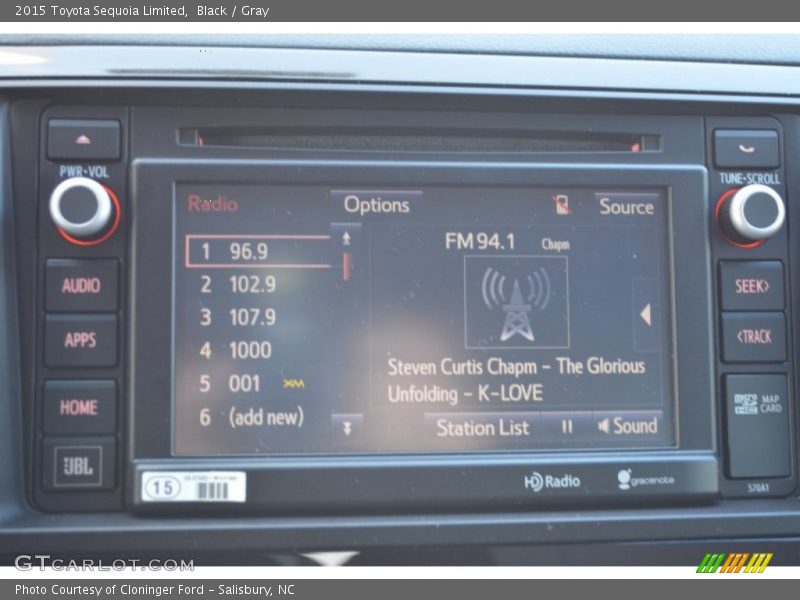 Black / Gray 2015 Toyota Sequoia Limited