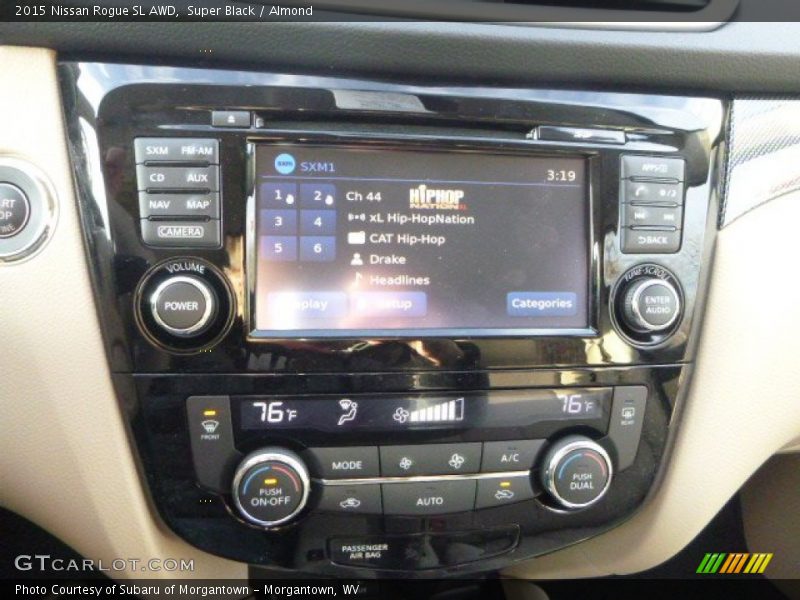 Super Black / Almond 2015 Nissan Rogue SL AWD