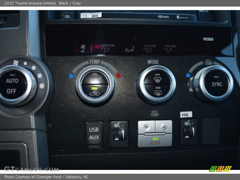 Controls of 2015 Sequoia Limited