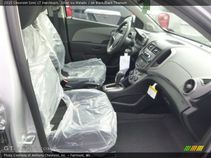 Silver Ice Metallic / Jet Black/Dark Titanium 2015 Chevrolet Sonic LT Hatchback