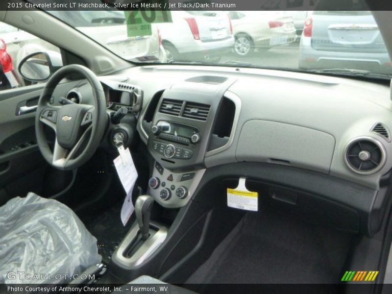 Silver Ice Metallic / Jet Black/Dark Titanium 2015 Chevrolet Sonic LT Hatchback