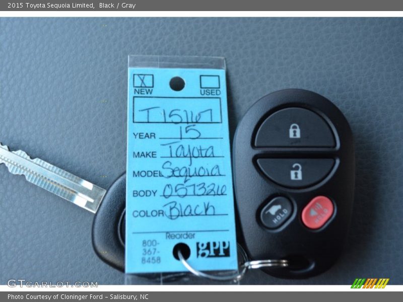 Black / Gray 2015 Toyota Sequoia Limited